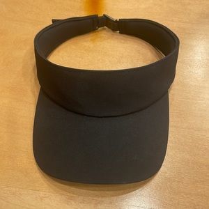 Black womens Lululemon Visor - one size fits all - like new